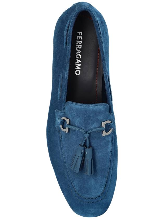 FERRAGAMO Shoes Basilea, Men's, Blue - SALVATORE FERRAGAMO - BALAAN 6