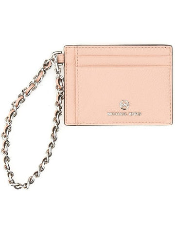 LEATHER CARD HOLDER - MICHAEL KORS - BALAAN 1