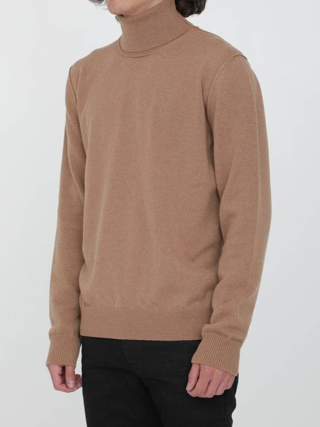 Cashmere Turtleneck Beige - MAISON MARGIELA - BALAAN 3