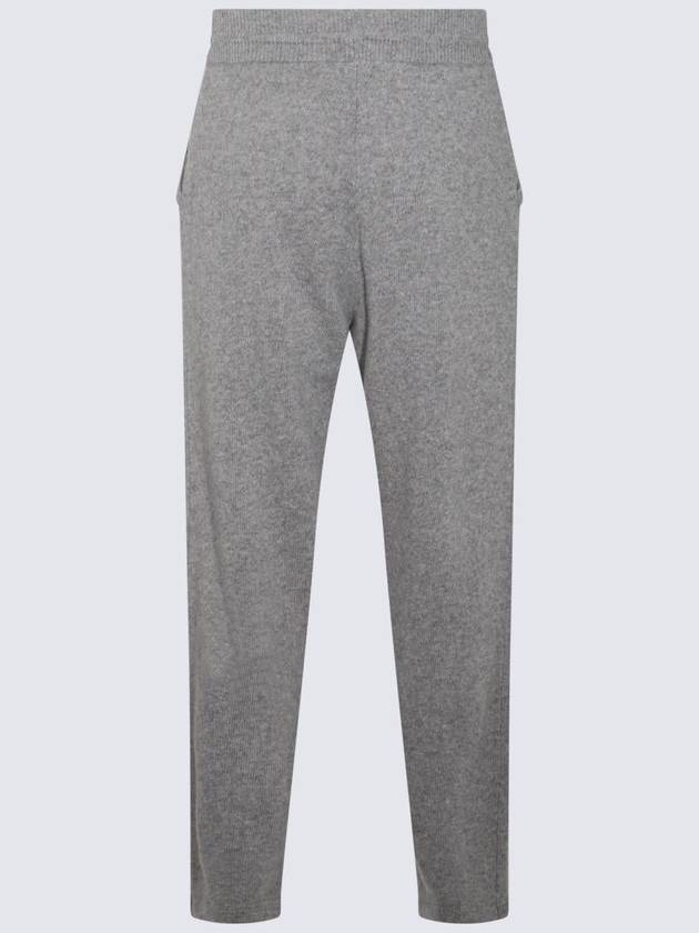 Canali Grey Wool Knitwear Pants - CANALI - BALAAN 2