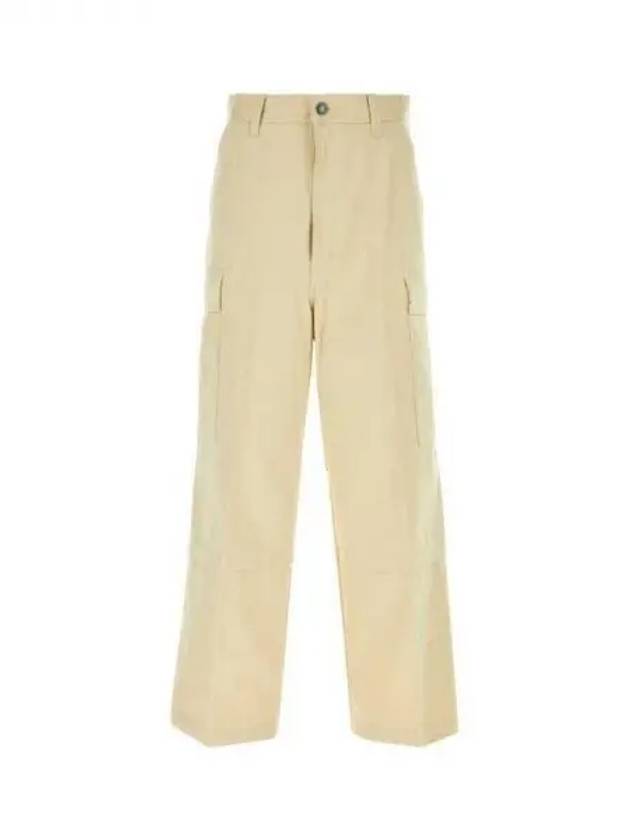 Wide Cargo Pants Beige - AMI - BALAAN 2