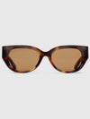 Cat eye shape frame sunglasses tortoiseshell acetate 778287J07402323 - GUCCI - BALAAN 1