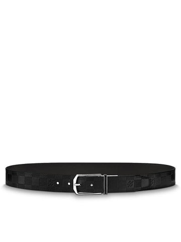 Slender 35mm Reversible Belt Black - LOUIS VUITTON - BALAAN 1