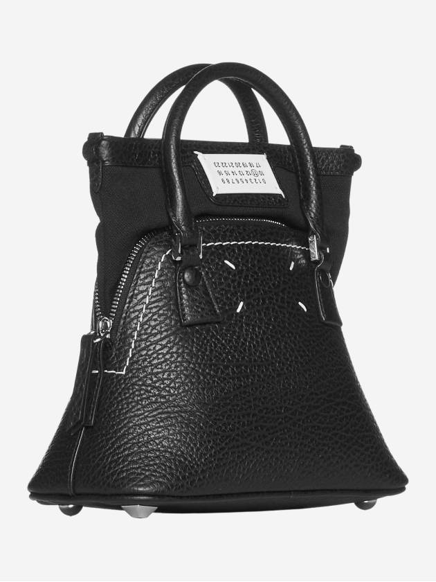 5AC Classique Micro Tote Bag Black - MAISON MARGIELA - BALAAN 3