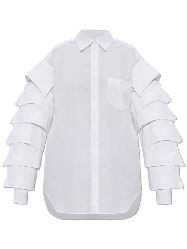 Moschino Shirt With Pocket, Women's, White - MOSCHINO - BALAAN 1