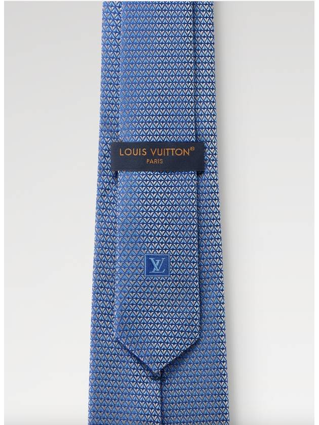 Men's Diamond V Tie Blue - LOUIS VUITTON - BALAAN 6