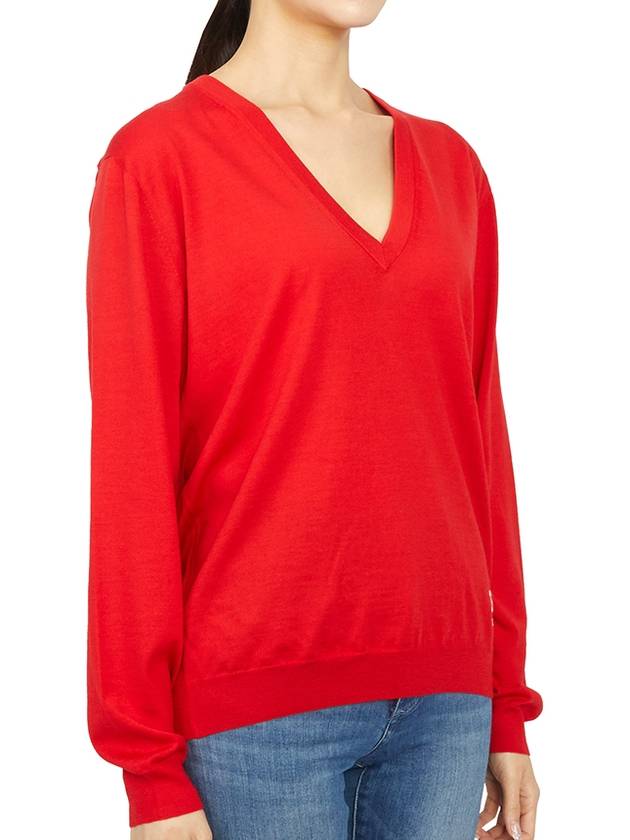 Women's Horsebit Knit Top Red - GUCCI - BALAAN 4