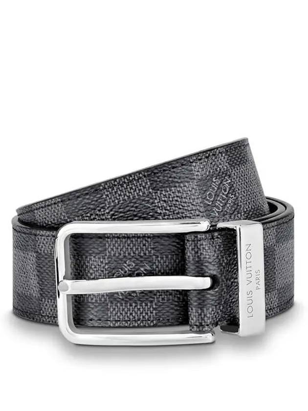 Pont Neuf 35MM Canvas Belt Grey - LOUIS VUITTON - BALAAN 4