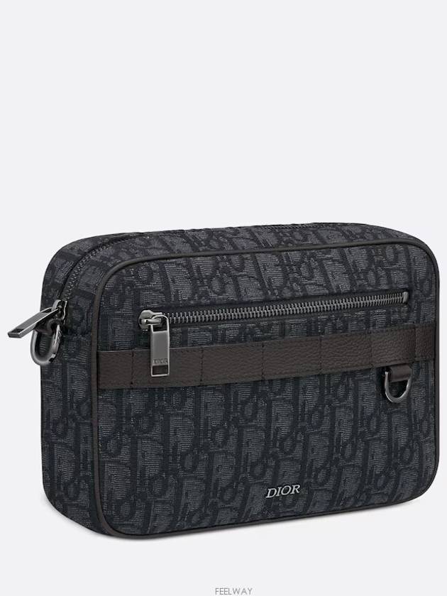 Dior Safari Oblique Strap Cross Bag Black - DIOR - BALAAN 4