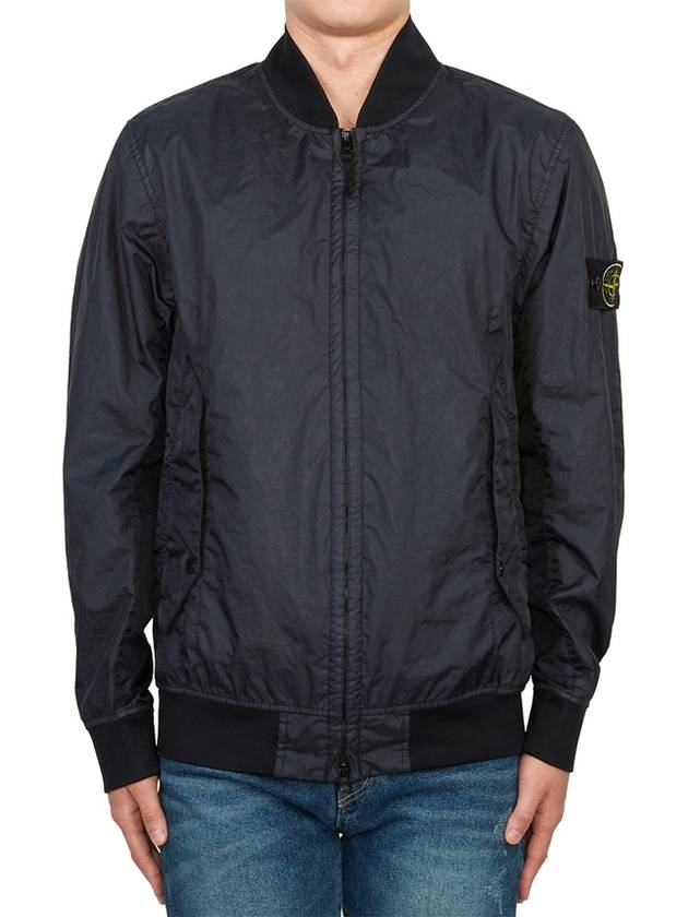 Membrana 3L TC Bomber Jacket Navy - STONE ISLAND - BALAAN 2