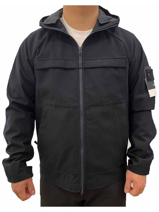 Men's Ghost Piece Hooded Jacket Black - STONE ISLAND - BALAAN 2