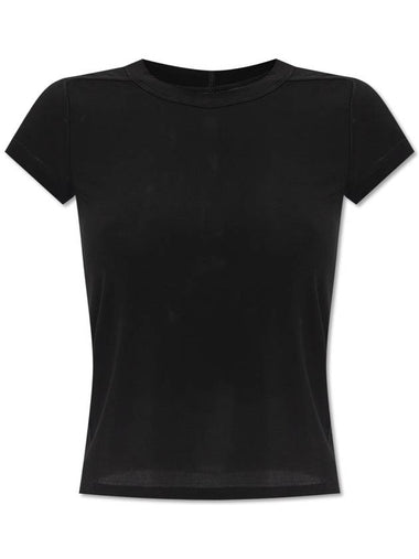 Rick Owens ‘Cropped Level T’ T-shirt, Women's, Black - RICK OWENS - BALAAN 1