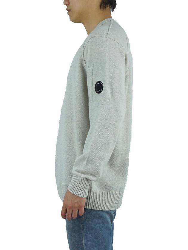 CP Company Lambswool GRS Crew Neck Knit Sweater 17CMKN047A 110149A M13 - CP COMPANY - BALAAN 5