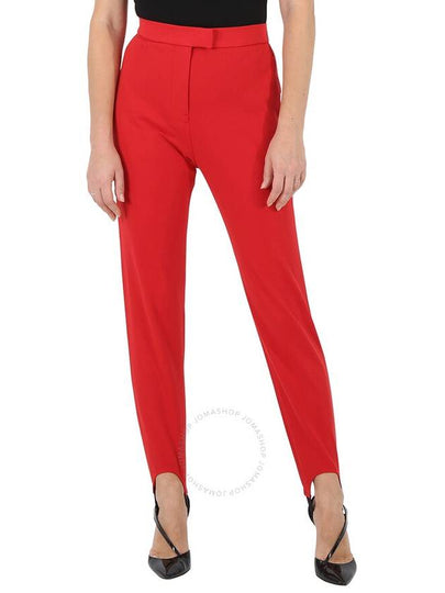 Women's Jodhpurs Straight Pants Red - BURBERRY - BALAAN 2