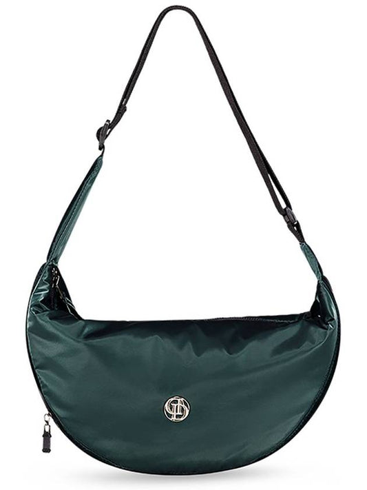 SOFT GLOSSY CROSS BAG DEEP GREEN - DON’T ASK MY PLAN - BALAAN 1