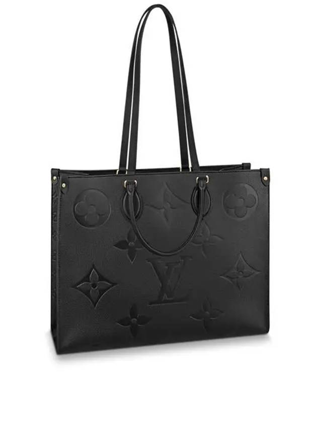 OnTheGo Monogram Empreinte Leather Tote Bag Black - LOUIS VUITTON - BALAAN 3