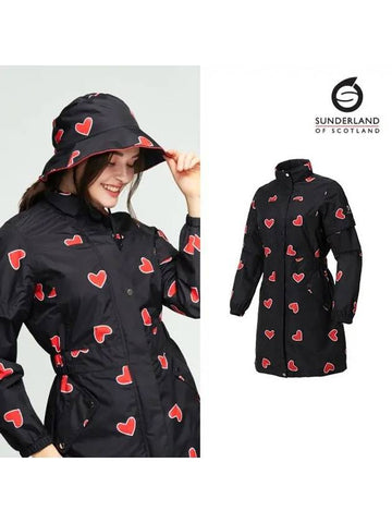 Heart Print Raincoat 16152RC64 - SUNDERLAND - BALAAN 1