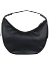 Large Leather Shoulder Bag Black - PRADA - BALAAN 5