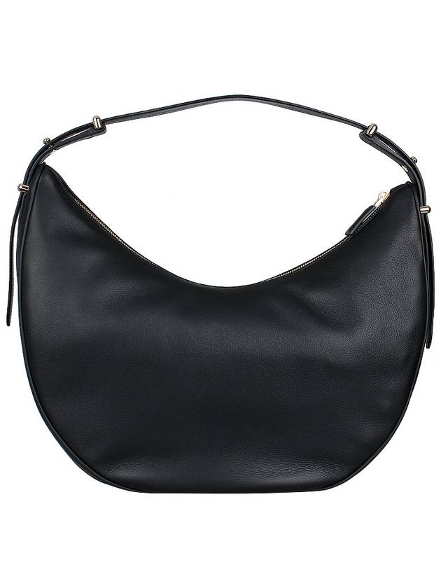 Large Leather Shoulder Bag Black - PRADA - BALAAN 5