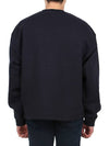 Marina Oversized Cotton Sweatshirt Navy - STONE ISLAND - BALAAN 5