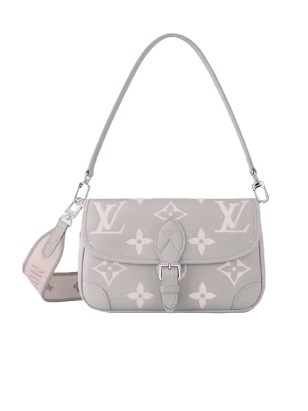 Diane Monogram Empreinte Shoulder Bag Grey - LOUIS VUITTON - BALAAN 1