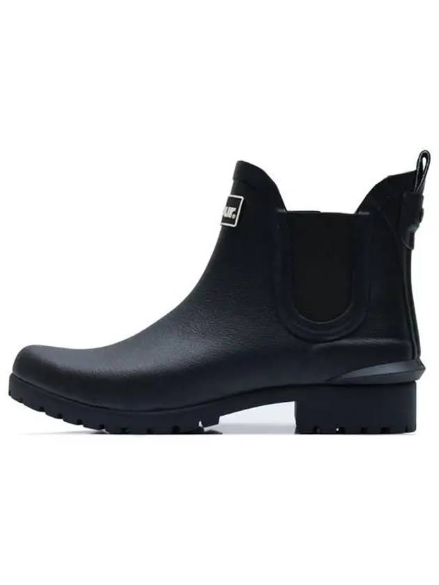 Wilton Wellington Chelsea Rain Boots Black - BARBOUR - BALAAN 3