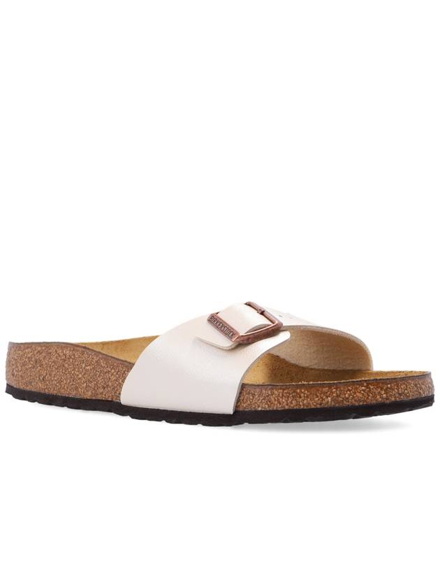 Birkenstock ‘Madrid’ Slides, Women's, Cream - BIRKENSTOCK - BALAAN 4