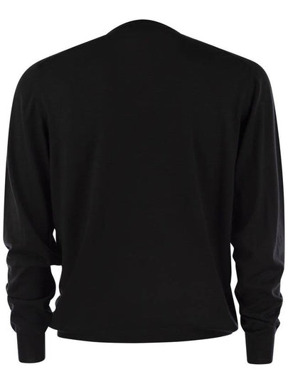 Crew-neck sweater in virgin wool - FEDELI - BALAAN 2