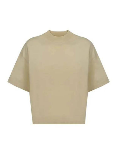 Logo Crew Neck Short Sleeve T-Shirt Yellow - ACNE STUDIOS - BALAAN 1