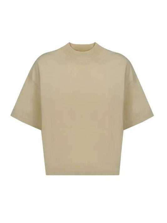 Studios Emirka Crop Short Sleeve T-Shirt Light Beige - ACNE STUDIOS - BALAAN.