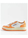 Women's Medalist Bi-Color Low-Top Sneakers Orange - AUTRY - BALAAN 2