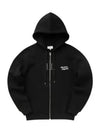 Handwriting Comfort Zip Up Hooodie Black - MAISON KITSUNE - BALAAN 2