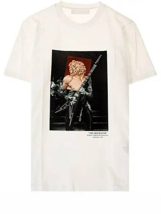 PBJT793D P557S 2357 The Rockstar Slim Fit Short Sleeve T Shirt White Men s TR 271103 - NEIL BARRETT - BALAAN 1