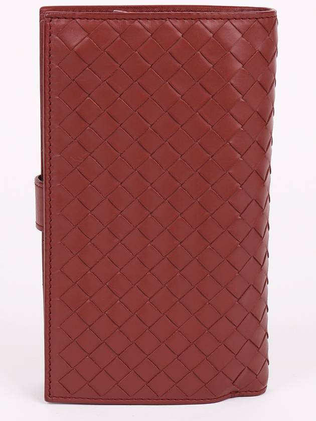 Intrecciato brown mesh long wallet - BOTTEGA VENETA - BALAAN 4