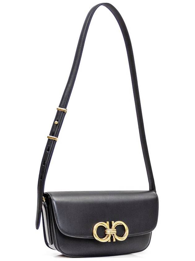 Trapezio Cross Bag Black - SALVATORE FERRAGAMO - BALAAN 3