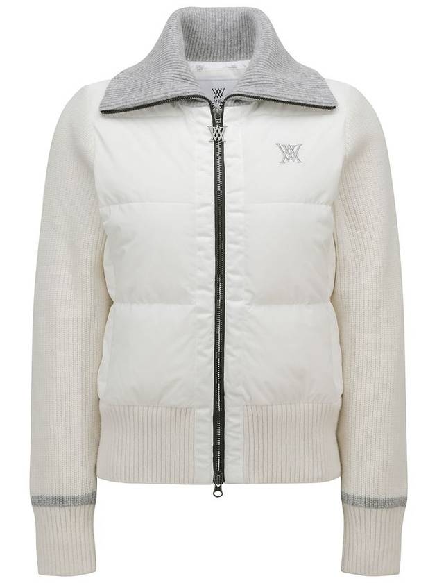 Official WOMEN HYBRID KNIT JACKET IV - ANEWGOLF - BALAAN 1