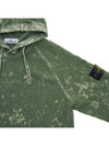 Off Dye Treatment Waffen Patch Hoodie Green - STONE ISLAND - BALAAN 5