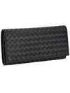 Intrecciato VN Continental Long Wallet Black - BOTTEGA VENETA - BALAAN 2