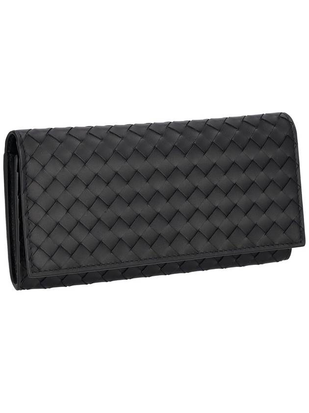 Intrecciato VN Continental Long Wallet Black - BOTTEGA VENETA - BALAAN 2