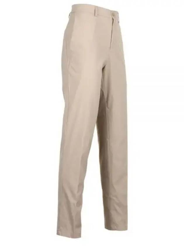 Hidden Drawcord Tapered Regular Fit Straight Pants Beige - HUGO BOSS - BALAAN 2