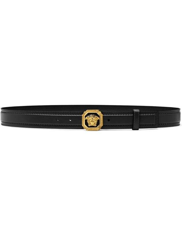 Versace La Medusa Leather Belt - VERSACE - BALAAN 1