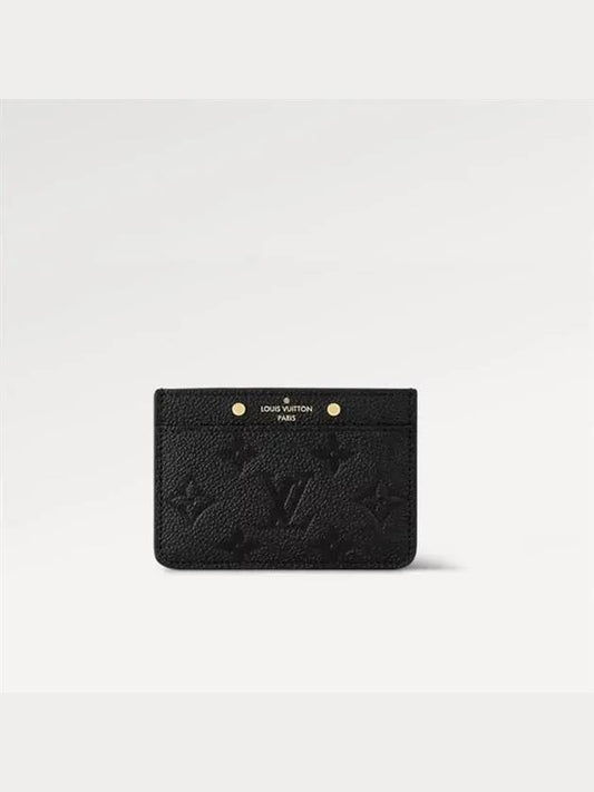 Monogram Empreinte Card Wallet Black - LOUIS VUITTON - BALAAN 2