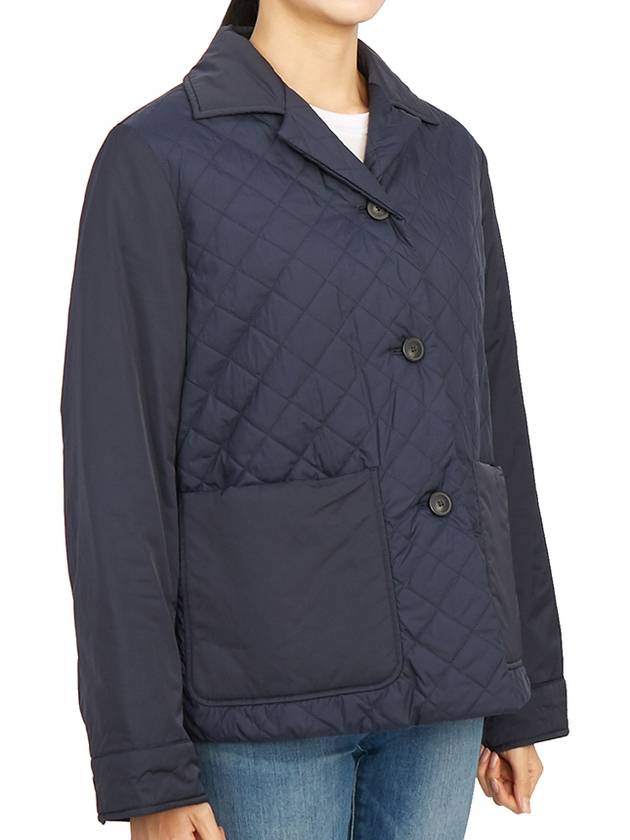 Sacco Pocket Button Polyamide Padding Navy - MAX MARA - BALAAN 5