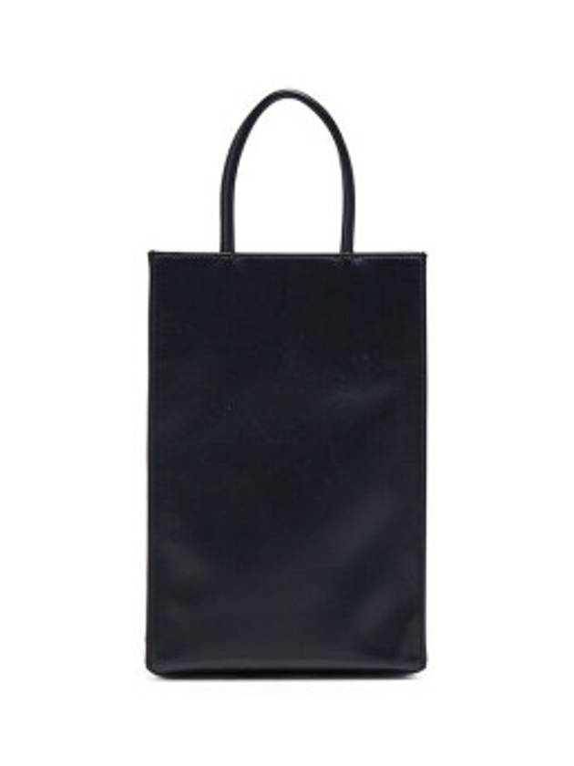 3D Shopper Embossed Logo M X-PU Tote Bag Black - DIESEL - BALAAN 3