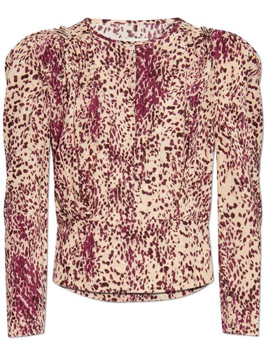 Isabel Marant Silk Top Oris, Women's, Multicolour - ISABEL MARANT - BALAAN 1