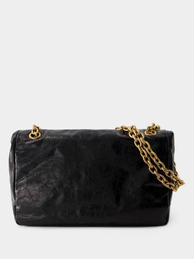 Monaco Small Chain Shoulder Bag Black - BALENCIAGA - BALAAN 4