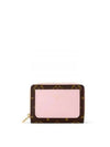 Lou Monogram Coated Canvas Wallet Pink - LOUIS VUITTON - BALAAN 2