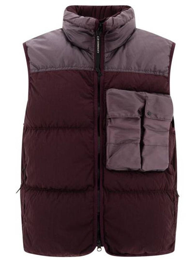 Eco Chrome-R Mixed Down Vest Violet - CP COMPANY - BALAAN 2