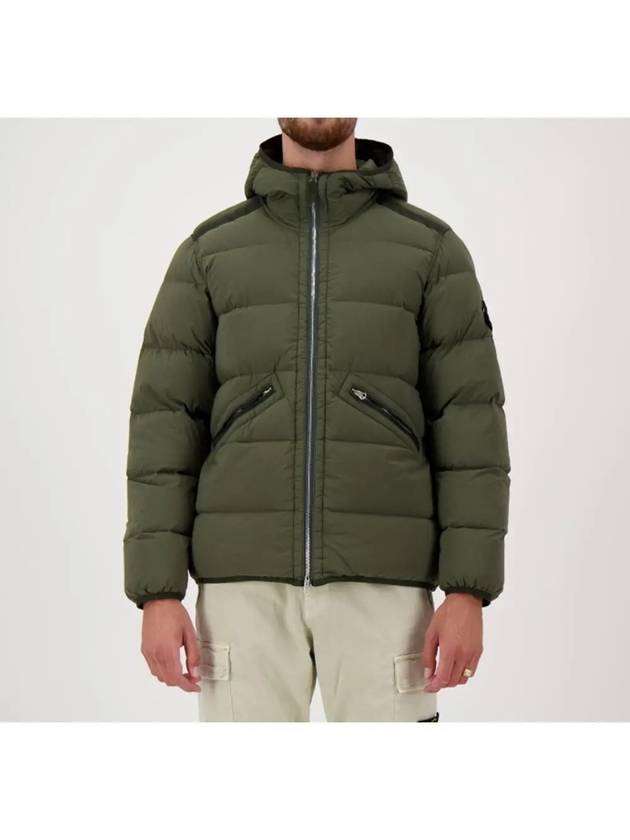 Seamless Tunnel Nylon Down Padding Green - STONE ISLAND - BALAAN 2