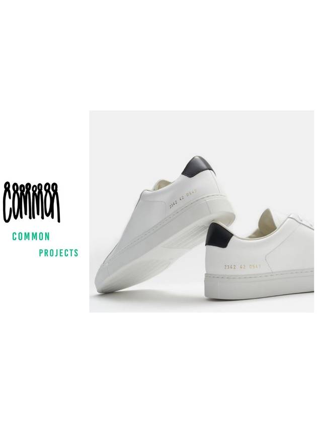 Retro Low Top Sneakers White - COMMON PROJECTS - BALAAN 8